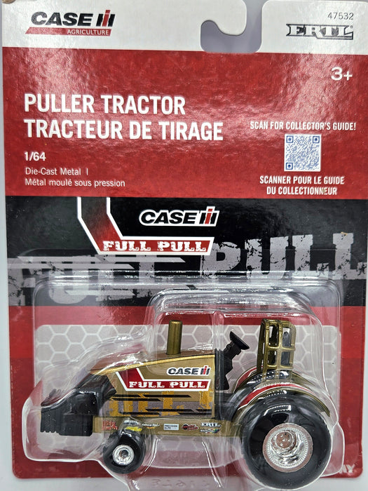 1/64 ERTL TOY CASE IH FULL PULL PULLER TRACTOR CHASE GOLD