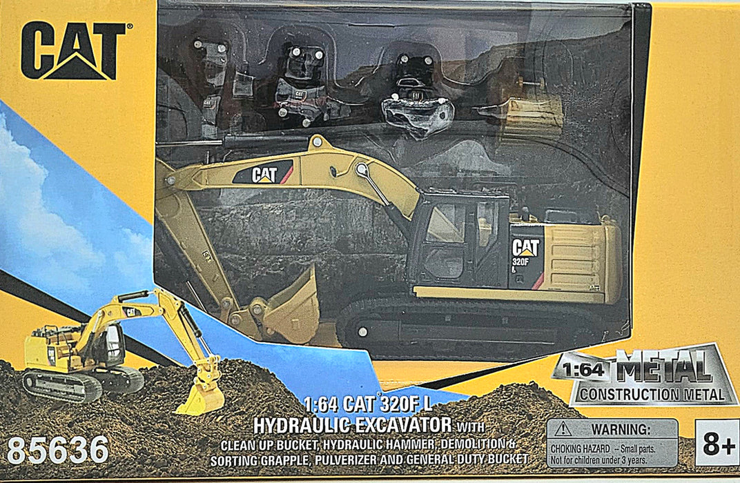 1/64 CAT 320F L HYDRAULIC EXCAVATOR WITH ACCESSORIES