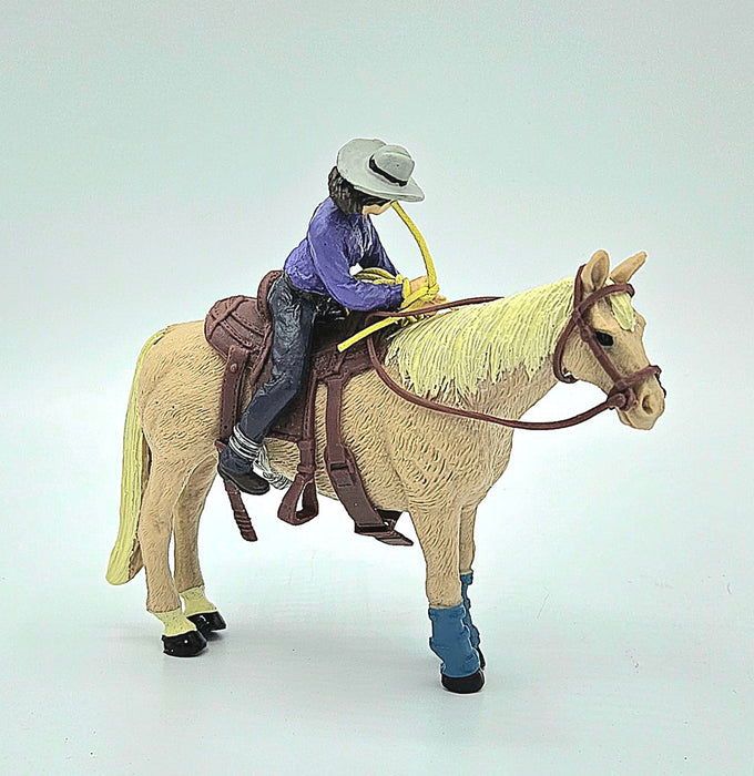 1/20 BIG COUNTRY TOY COWGIRL AND HORSE