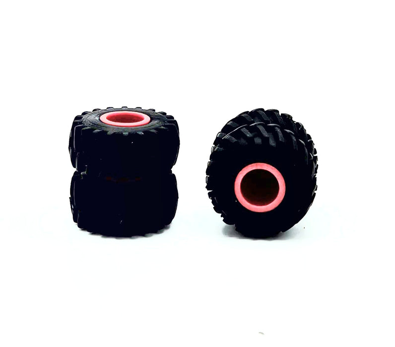 1/64 STANDI TOY 30.5 R32 DUAL TIRE RED RIM 1 PR