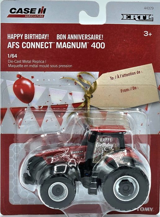 1/64 ERTL TOY CASE IH MAGNUM 400 HAPPY BIRTHDAY TRACTOR