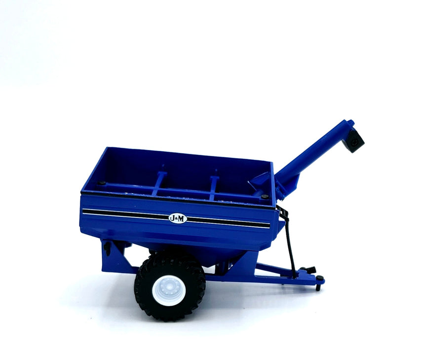 1/64 ERTL TOY J&M GRAIN CART BLUE NEW NO BOX