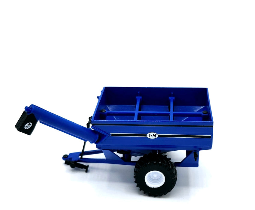 1/64 ERTL TOY J&M GRAIN CART BLUE NEW NO BOX