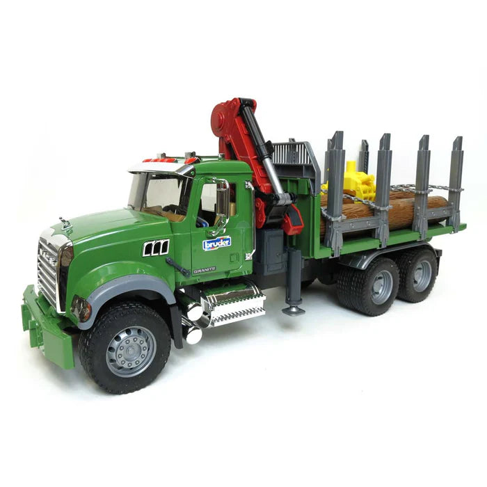 1/16 BRUDER TOY MACK TIMBER TRUCK