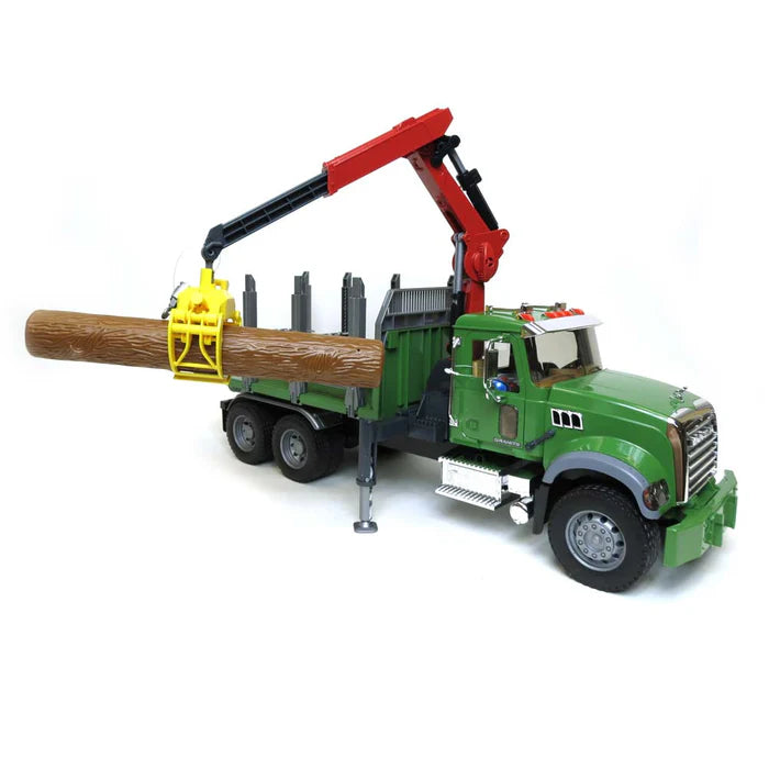 1/16 BRUDER TOY MACK TIMBER TRUCK