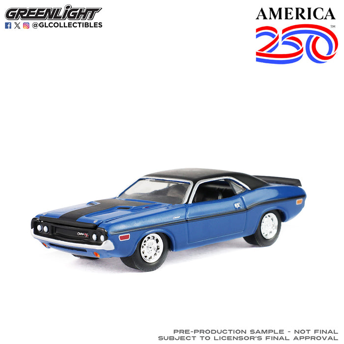 1/64 GREENLIGHT TOY 1970 DODGE CHALLENGER AMERICA 250