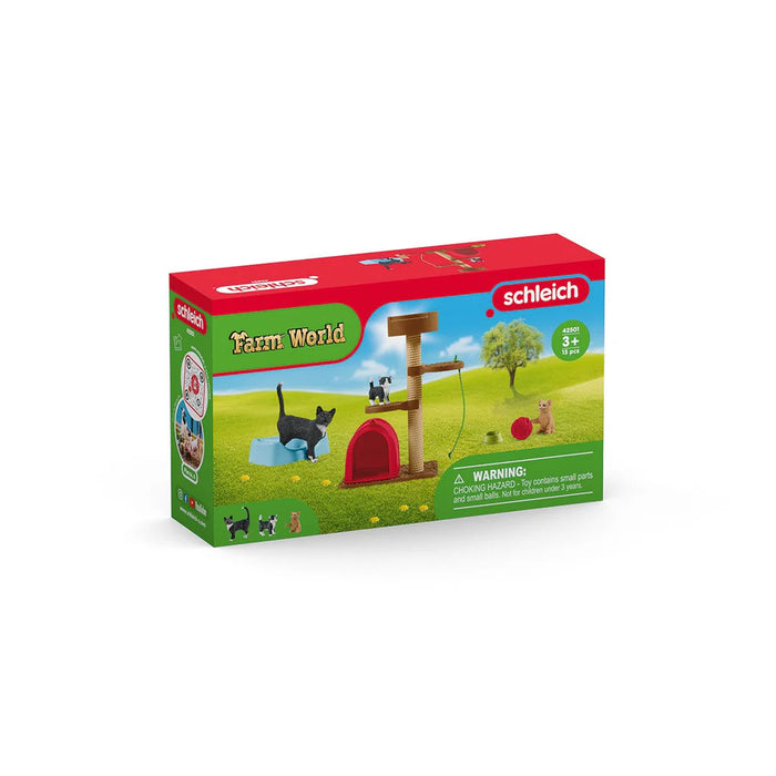SCHLEICH TOY FARM WORLD PLAYTIME FOR CATS