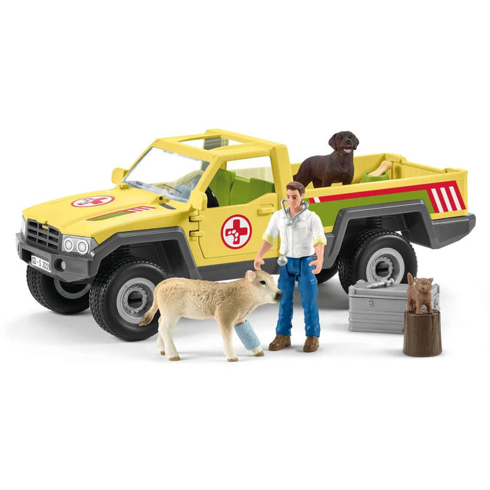 SCHLEICH TOYS VETERINARIAN VISIT AT THE FARM