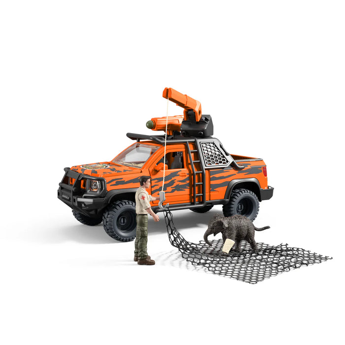 SCHLEICH TOY OFF ROAD ADVENTURE IN THE JUNGLE SET