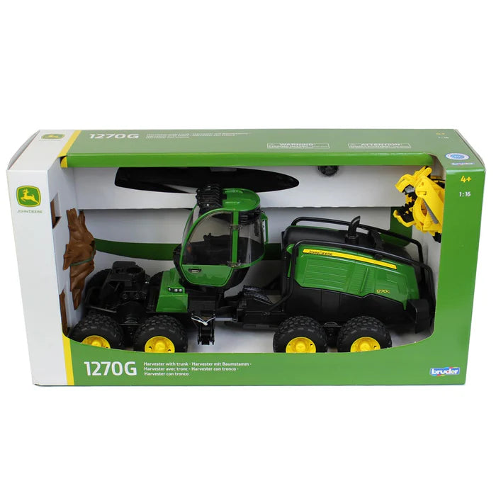 1/16 BRUDER TOY JOHN DEERE 1270G TREE HARVESTER