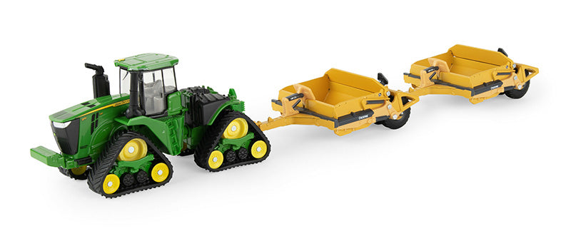 1/64 ERTL TOY JOHN DEERE 9RX 590 WITH SCRAPERS