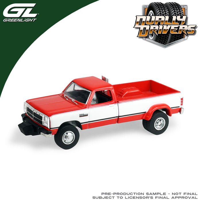 1/64 GREENLIGHT TOY 1993 DODGE RAM D350 DUALLY