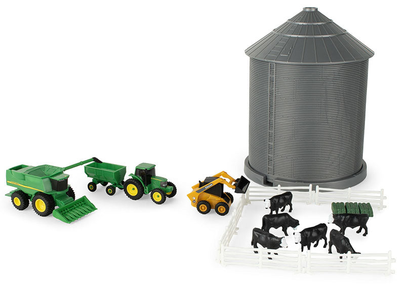 1/64 ERTL TOY JOHN DEERE GRAIN BIN PLAYSET