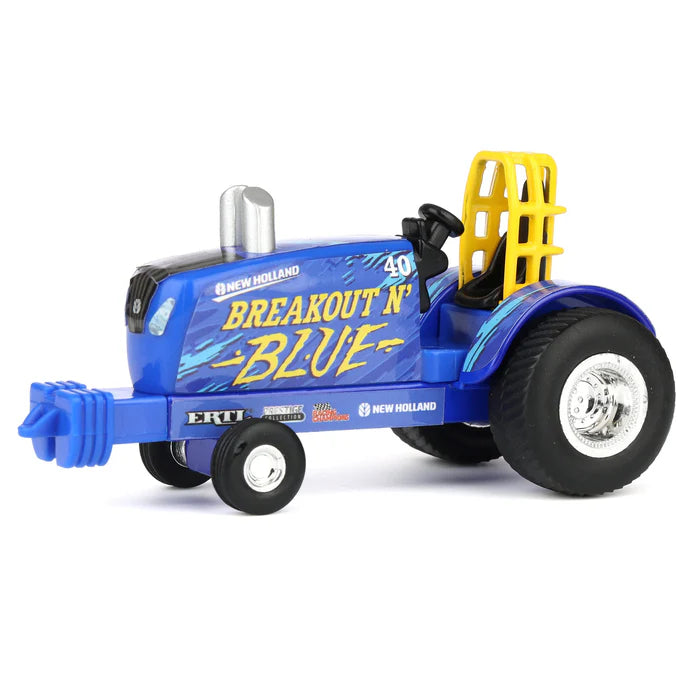 1/64 ERTL TOY NEW HOLLAND PULLER TRACTOR BREAKOUT N BLUE