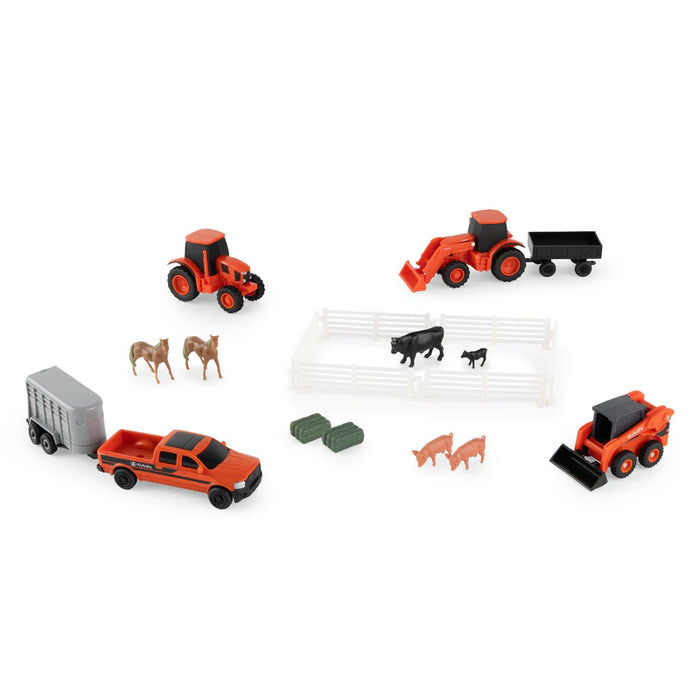 1/64 ERTL TOY KUBOTA VALUE SET