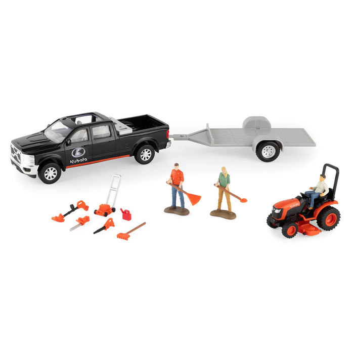 1/32 ERTL TOY KUBOTA LAWN AND GARDEN SET