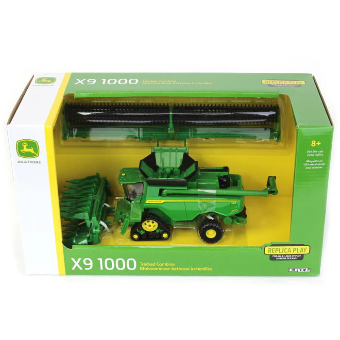 1/64 ERTL TOY JOHN DEERE X9 1000 TRACKED COMBINE