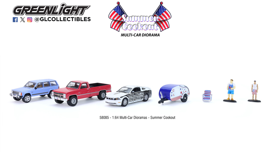 1/64 GREENLIGHT TOY SUMMER COOKOUT DIORAMA