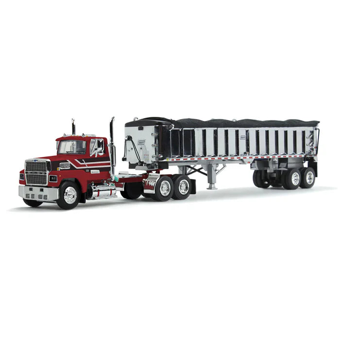 1/64 FIRST GEAR FORD LTL 9000 WITH EAST END DUMP TRAILER