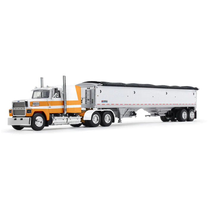 1/64 FIRST GEAR FORD LTL 9000 WITH WILSON PACESETTER GRAIN TRAILER