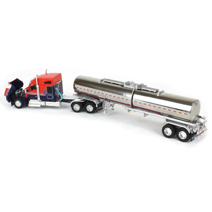 1/64 DCP FIEST GEAR KENWORTH W990 WITH BENNER CHEMICAL GRADE TRAILER