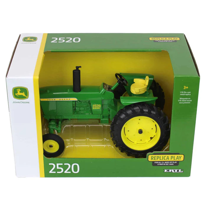 1/16 SCALE ERTL TOY JOHN DEERE 2520 DIESEL TRACTOR