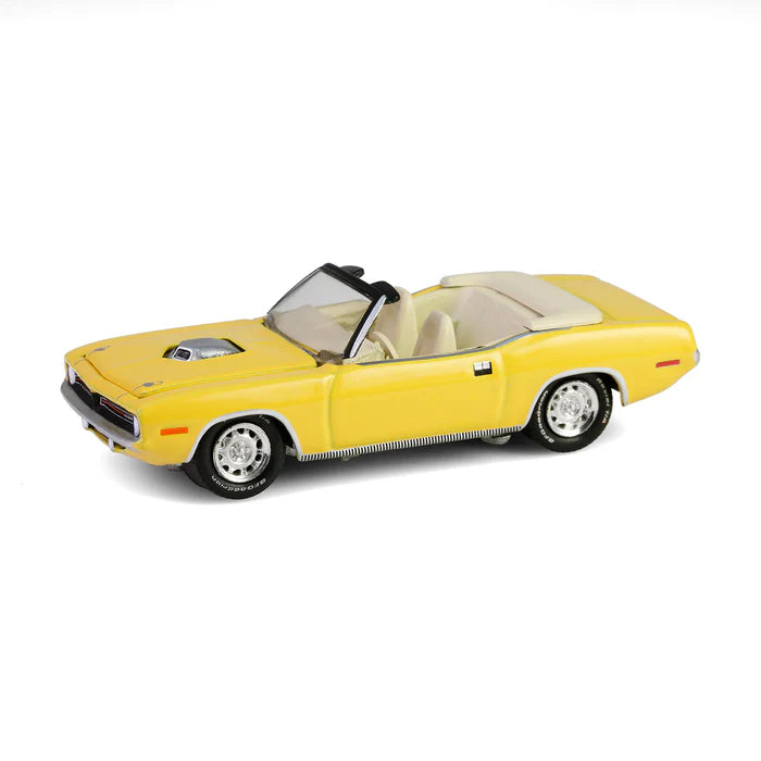 1/64 GREENLIGHT TOY 1970 PLYMOUTH CUDA CONVERTIBLE