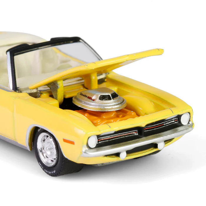 1/64 GREENLIGHT TOY 1970 PLYMOUTH CUDA CONVERTIBLE