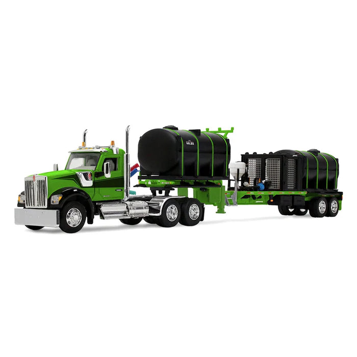 1/64 DCP KENWORTH W990 DAY CAB & DEMCO 42FT FERTILIZER TENDER TRAILER