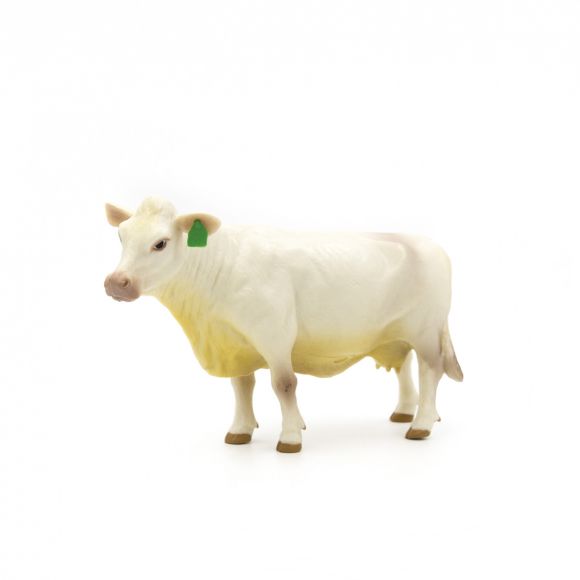 Little Buster Toys Black & White Face Cow – 1/16 Scale Realistic Plastic Farm Animal Figure - View #11