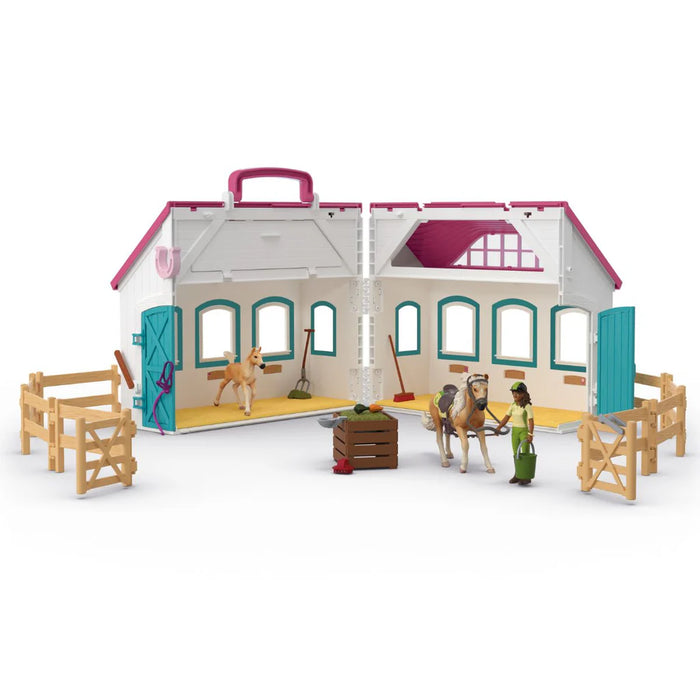 SCHLEICH TOY HORSE CLUB OPEN STABLE PLAYSET