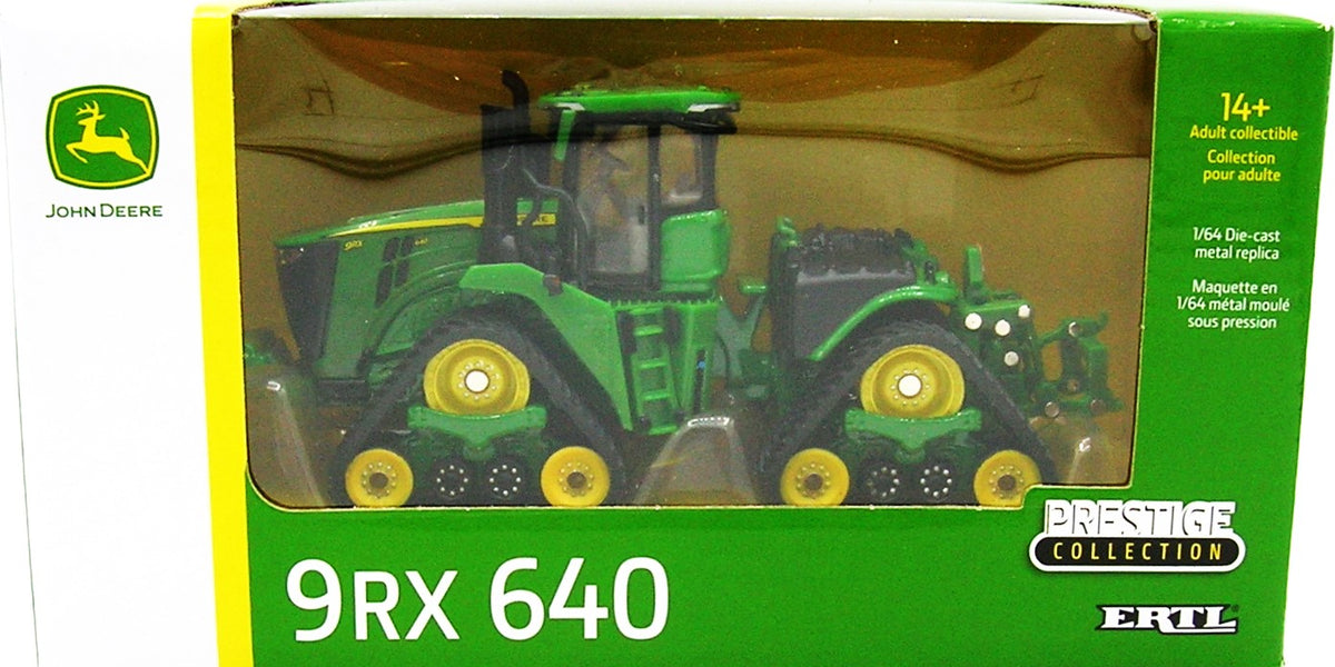 Tracteur Miniature ERTL 1/32 – John Deere 9R 640 – Roues Jumelées – Prestige