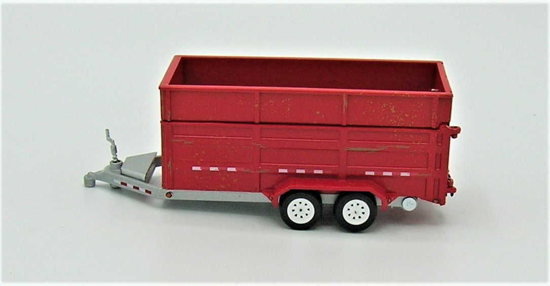 1/64 GREENLIGHT TOY 1983 CHEV K20 WITH DUMP TRAILER HITCH AND TOW SERIES 28