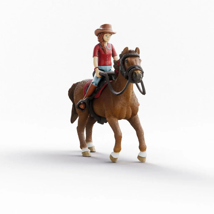 SCHLEICH TOY HORSE CLUB HANNAH & CAYENNE