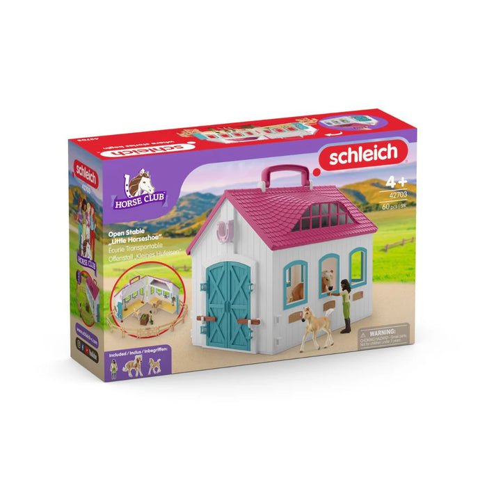 SCHLEICH TOY HORSE CLUB OPEN STABLE PLAYSET
