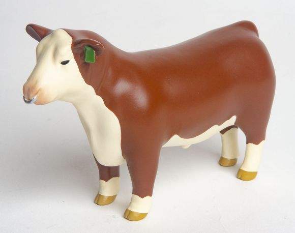 1/16 LITTLE BUSTER HEREFORD TOY SHOW BULL WITH NOSE RING