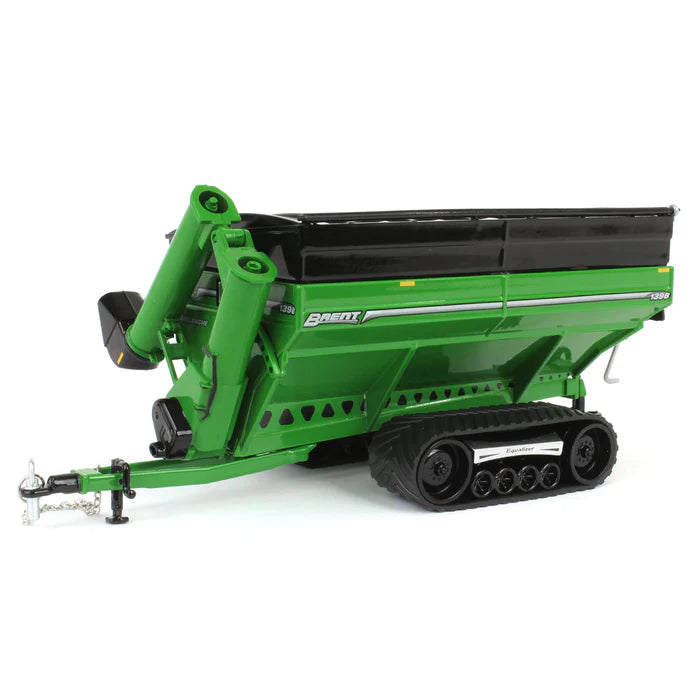 1/64 SPEC CAST TOY BRENT 1398 GREEN TRACKED GRAIN CART