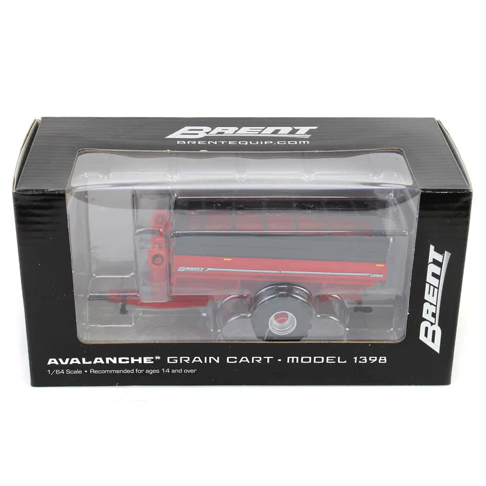 1/64 SPEC CAST TOY BRENT AVALANCHE MODEL 1398 RED GRAIN CART