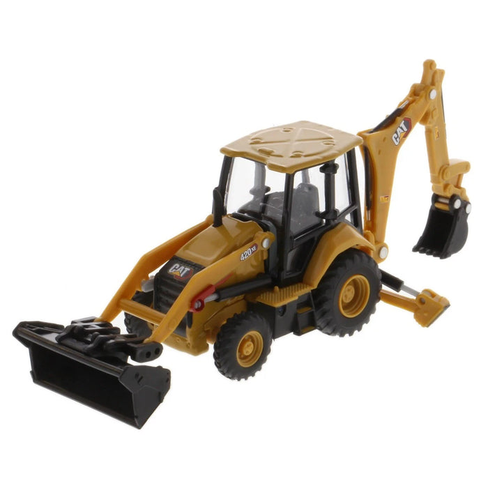 1/64 DIECAST MASTERS CAT 420XE BACKHOE LOADER WITH TOOLS