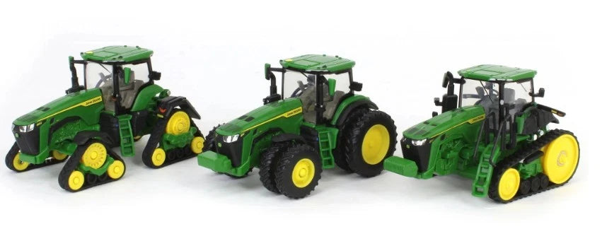 1/64 ERTL TOY JOHN DEERE 8R SERIES 3 PIECE SET PRESTIGE COLLECTION