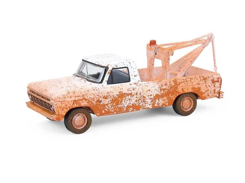 1/64 GREENLIGHT TOY 1973 FORD F100 BLUE COLLAR SERIES 14