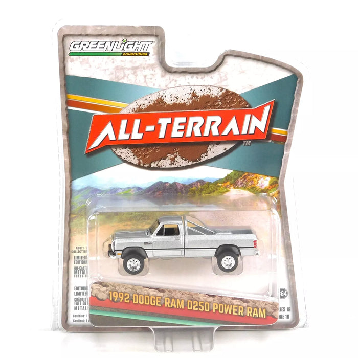 1/64 GREENLIGHT TOY 1992 DODGE RAM D250 POWER RAM