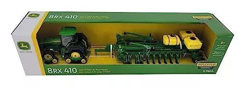 1/64 ERTL TOY JOHN DEERE 8RX-410 TRACTOR WITH 1775NT 24 ROW PLANTER