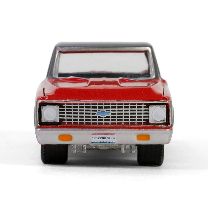 1/64 GREENLIGHT TOY 1972 CHEVY CHEYENNE C10 RED