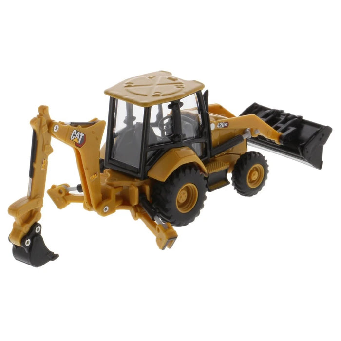 1/64 DIECAST MASTERS CAT 420XE BACKHOE LOADER WITH TOOLS