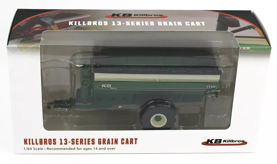 1/64 SPECCAST TOY KILLBROS 1113 GREEN GRAIN CART