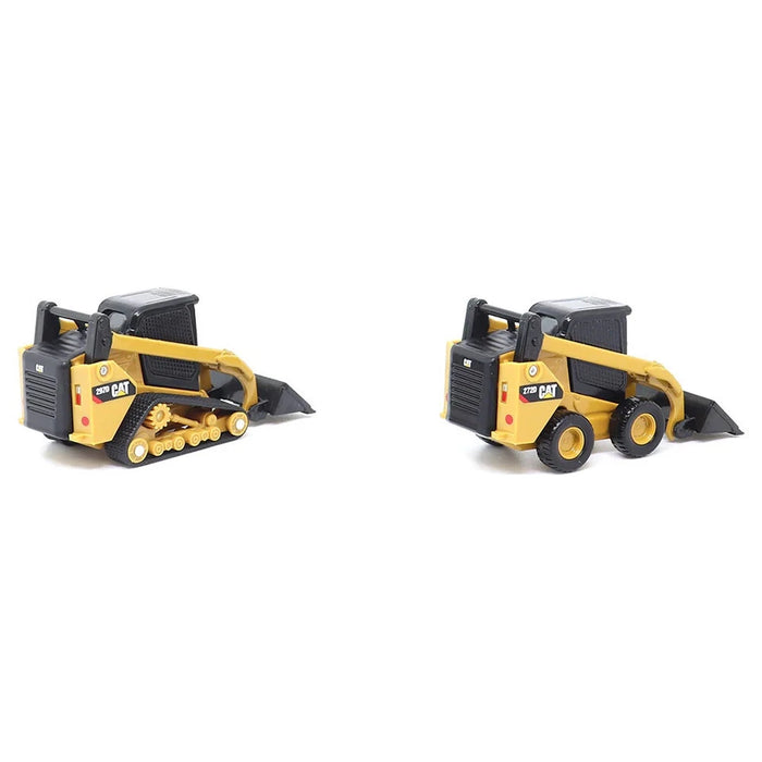 1/64 DIE CAST MASTERS TOY CAT 272D2 AMD 297D2 SKID STEER LOADERS