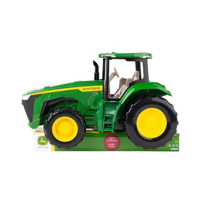 1/16 ERTL TOY JOHN DEERE 12 INCH LIGHTS AND SOUNDS TRACTOR