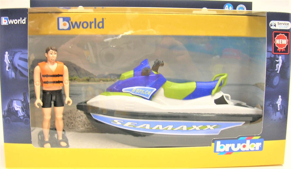 1/16 BRUDER TOY JETSKI WITH DRIVER