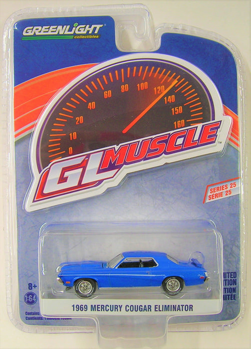 1/64 1969 FORD MERCURY COUGAR ELIMINATOR GL MUSCLE SERIES 25